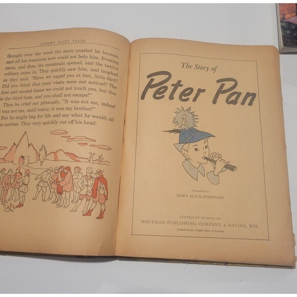 Big Big Story Book Hardcover 1938; Whitman Publishing Vintage Collectible Book - Picture 7 of 9